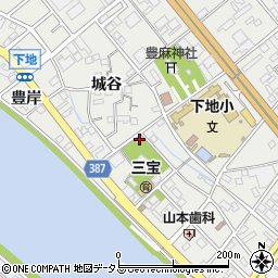 愛知県豊橋市下地町宮前92周辺の地図