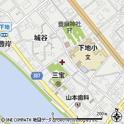 愛知県豊橋市下地町宮前89周辺の地図