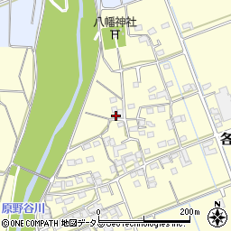 静岡県掛川市各和1241-10周辺の地図