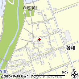 静岡県掛川市各和1239-2周辺の地図