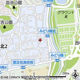 大阪府豊中市長興寺北3丁目9-11周辺の地図