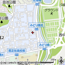 大阪府豊中市長興寺北3丁目9周辺の地図