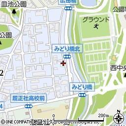 大阪府豊中市長興寺北3丁目9-30周辺の地図