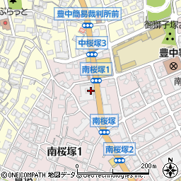 株式会社ブライトエステート　豊中店周辺の地図