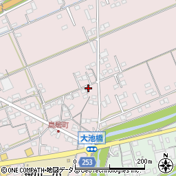 静岡県掛川市大池2047周辺の地図