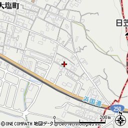 兵庫県姫路市大塩町1965-112周辺の地図