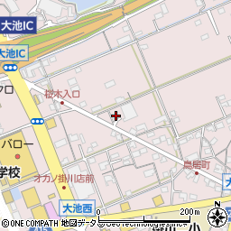 静岡県掛川市大池2660周辺の地図