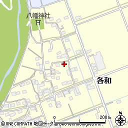 静岡県掛川市各和1236周辺の地図