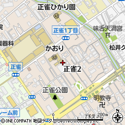 大阪府摂津市正雀2丁目周辺の地図