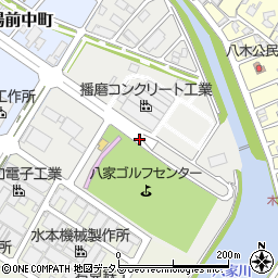 兵庫県姫路市木場十八反町周辺の地図