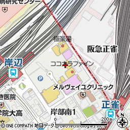 〒564-0011 大阪府吹田市岸部南の地図