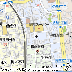 新誠塾　伊丹校周辺の地図