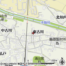 京都府木津川市山城町平尾東古川46周辺の地図