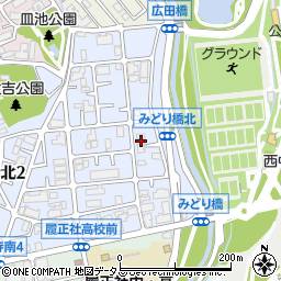大阪府豊中市長興寺北3丁目9-8周辺の地図