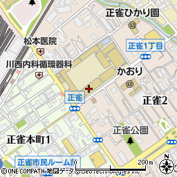 大阪薫英女学院高等学校周辺の地図