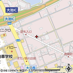 静岡県掛川市大池2668周辺の地図