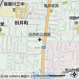 田井町公民館周辺の地図