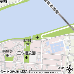 愛知県豊橋市三ツ相町西外川原周辺の地図