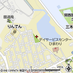 兵庫県三木市緑が丘町西4丁目16周辺の地図