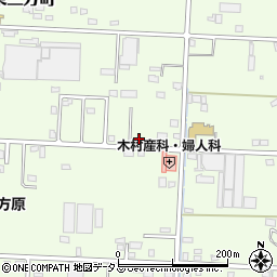 静岡県浜松市中央区東三方町173周辺の地図