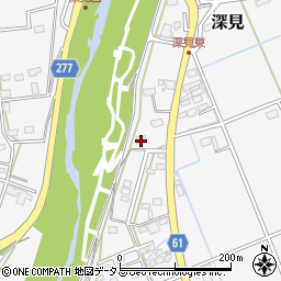 静岡県袋井市深見1199周辺の地図