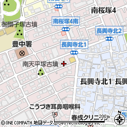 呉竹荘周辺の地図