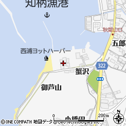 日和化成蟹沢工場周辺の地図