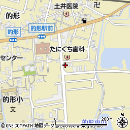 姫路的形郵便局周辺の地図