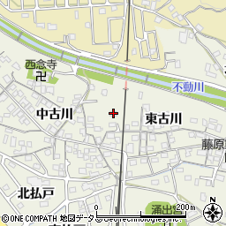 京都府木津川市山城町平尾東古川76周辺の地図