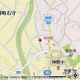 兵庫南農協　神野支店周辺の地図