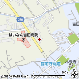 静岡県榛原郡吉田町神戸2603周辺の地図