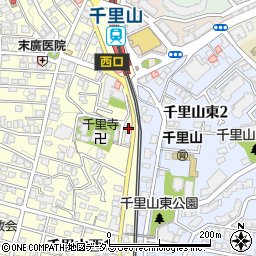 千里山郵便局 ＡＴＭ周辺の地図