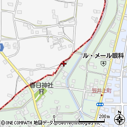 静岡県浜松市中央区笠井上町238周辺の地図