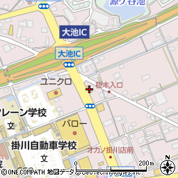 パリミキ　掛川店周辺の地図