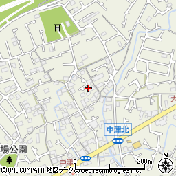 兵庫県加古川市加古川町中津367-3周辺の地図