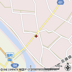 広島県三次市向江田町726周辺の地図