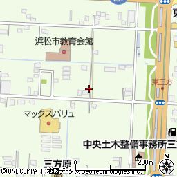 静岡県浜松市中央区東三方町153周辺の地図