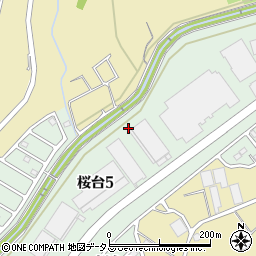 和知大谷川周辺の地図