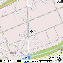 静岡県掛川市大池197周辺の地図