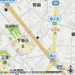 愛知県豊橋市下地町宮前4周辺の地図