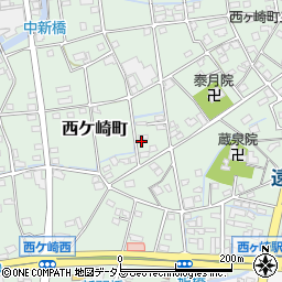 〒431-3115 静岡県浜松市中央区西ケ崎町の地図