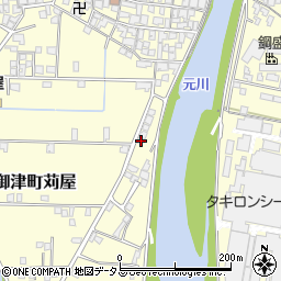 兵庫県たつの市御津町苅屋1036周辺の地図