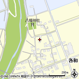 静岡県掛川市各和1229周辺の地図