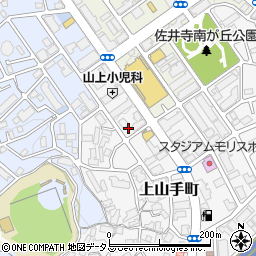 大阪府吹田市上山手町30-22周辺の地図