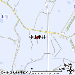 愛知県知多郡美浜町奥田中山平井周辺の地図