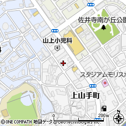 大阪府吹田市上山手町30-23周辺の地図