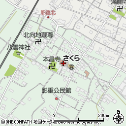 里山学院周辺の地図