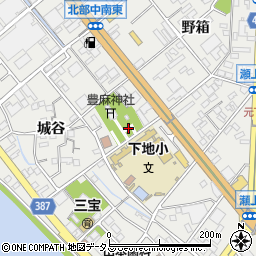 愛知県豊橋市下地町宮前53周辺の地図