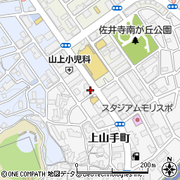 大阪府吹田市上山手町30-13周辺の地図