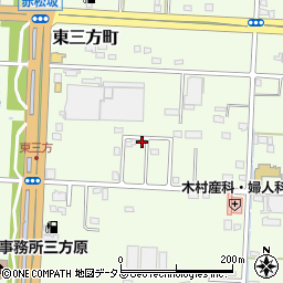 静岡県浜松市中央区東三方町170周辺の地図